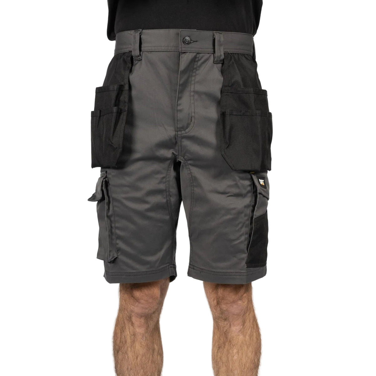 Caterpillar Essential Stretch Holster Polyester Men's Grey Work Shorts
