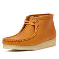 Clarks Originals Wallabee Mid Tan Leather Men's Orange Boots