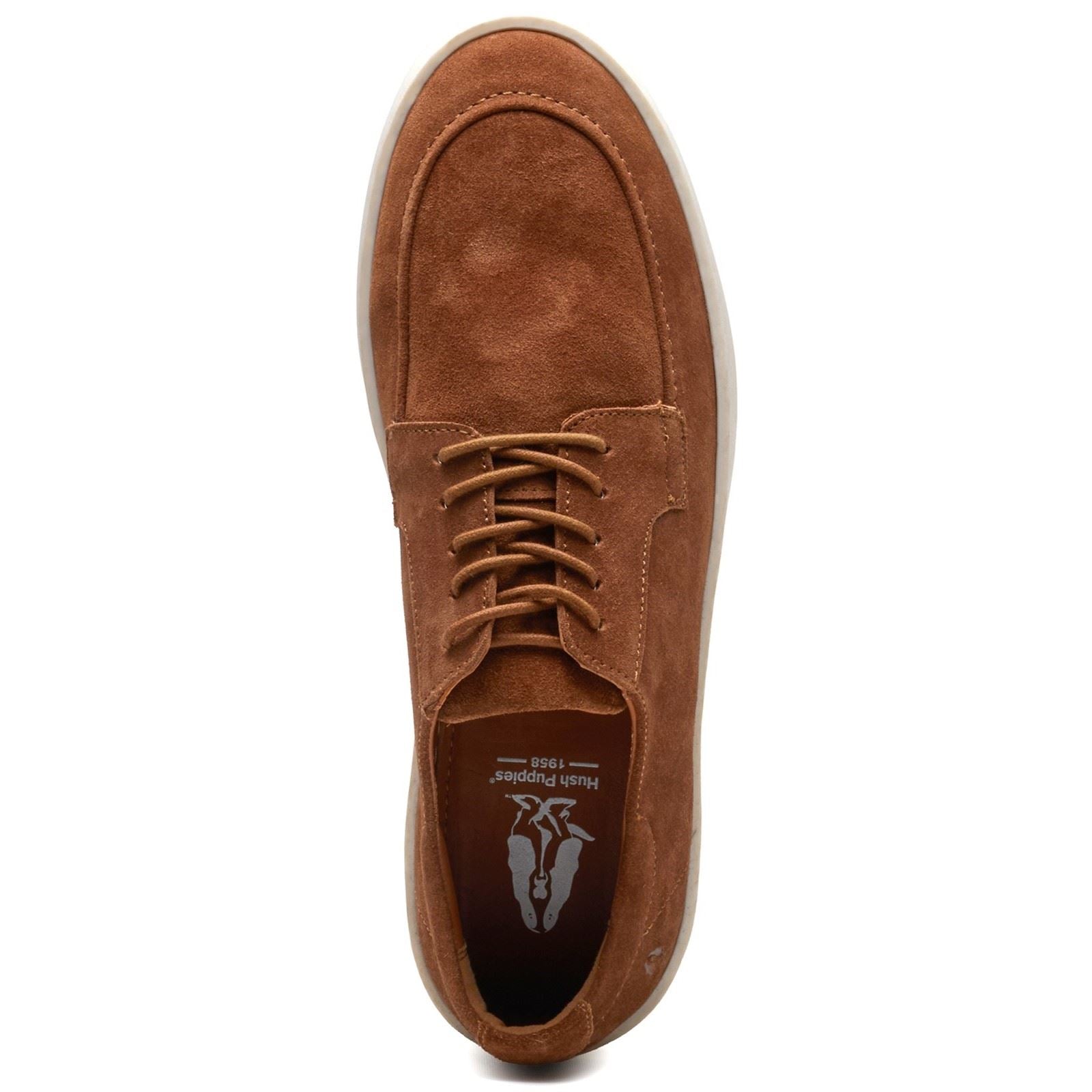 Hush Puppies Riven Lace Up Leather Men's TAN Lace-Up Shoes