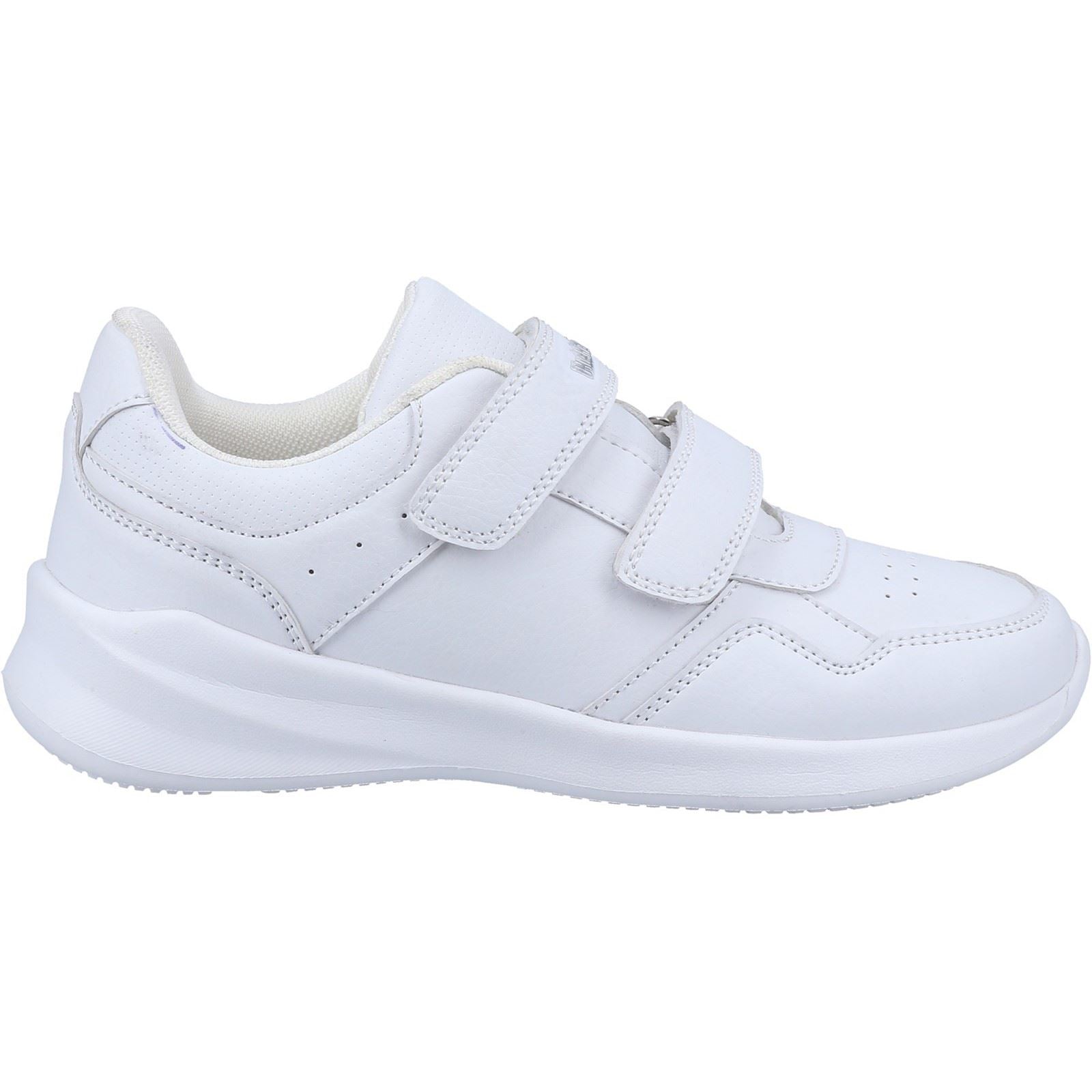 Hush Puppies Marling Easy Junior Synthetic White Shoes