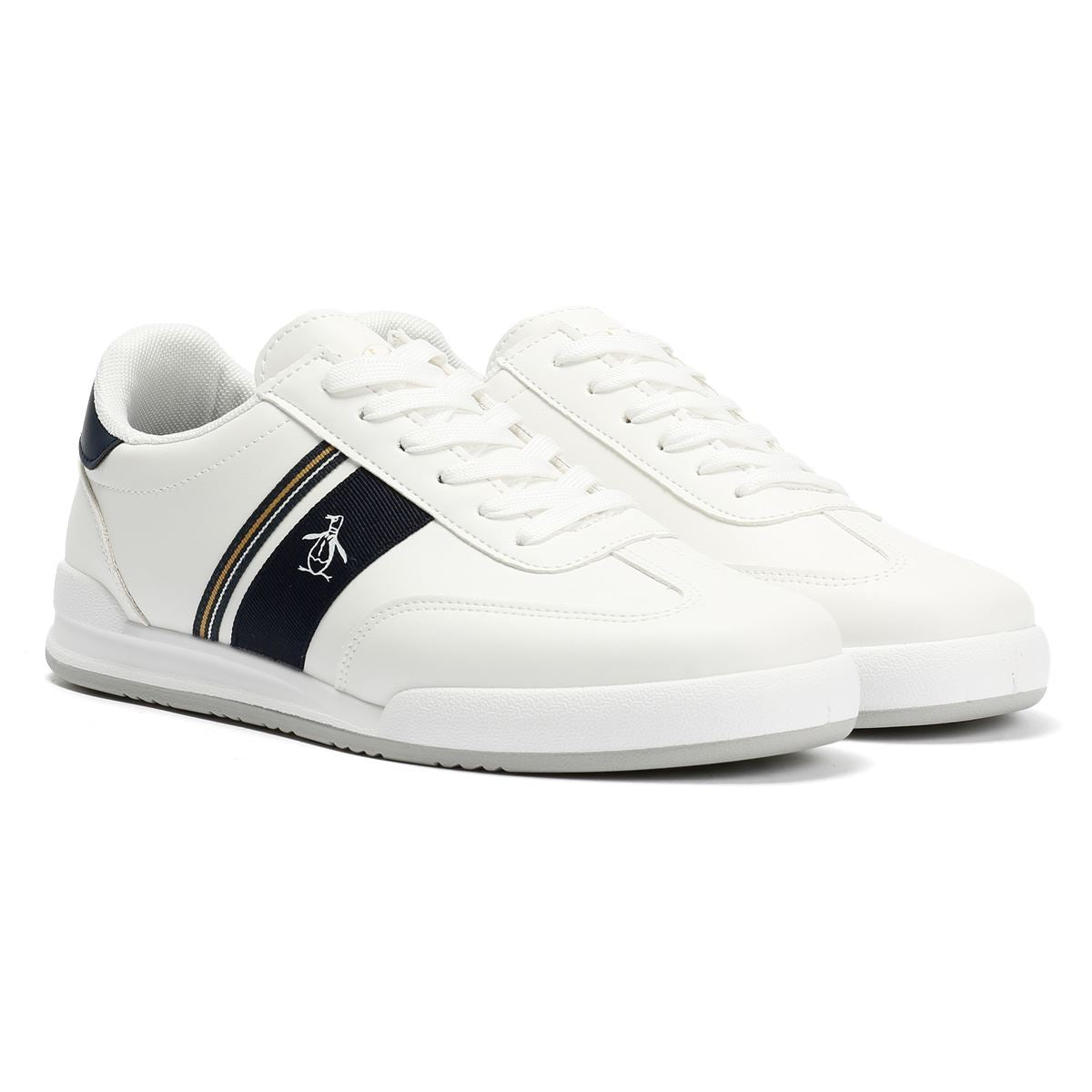 Penguin Gaz Men's White Trainers