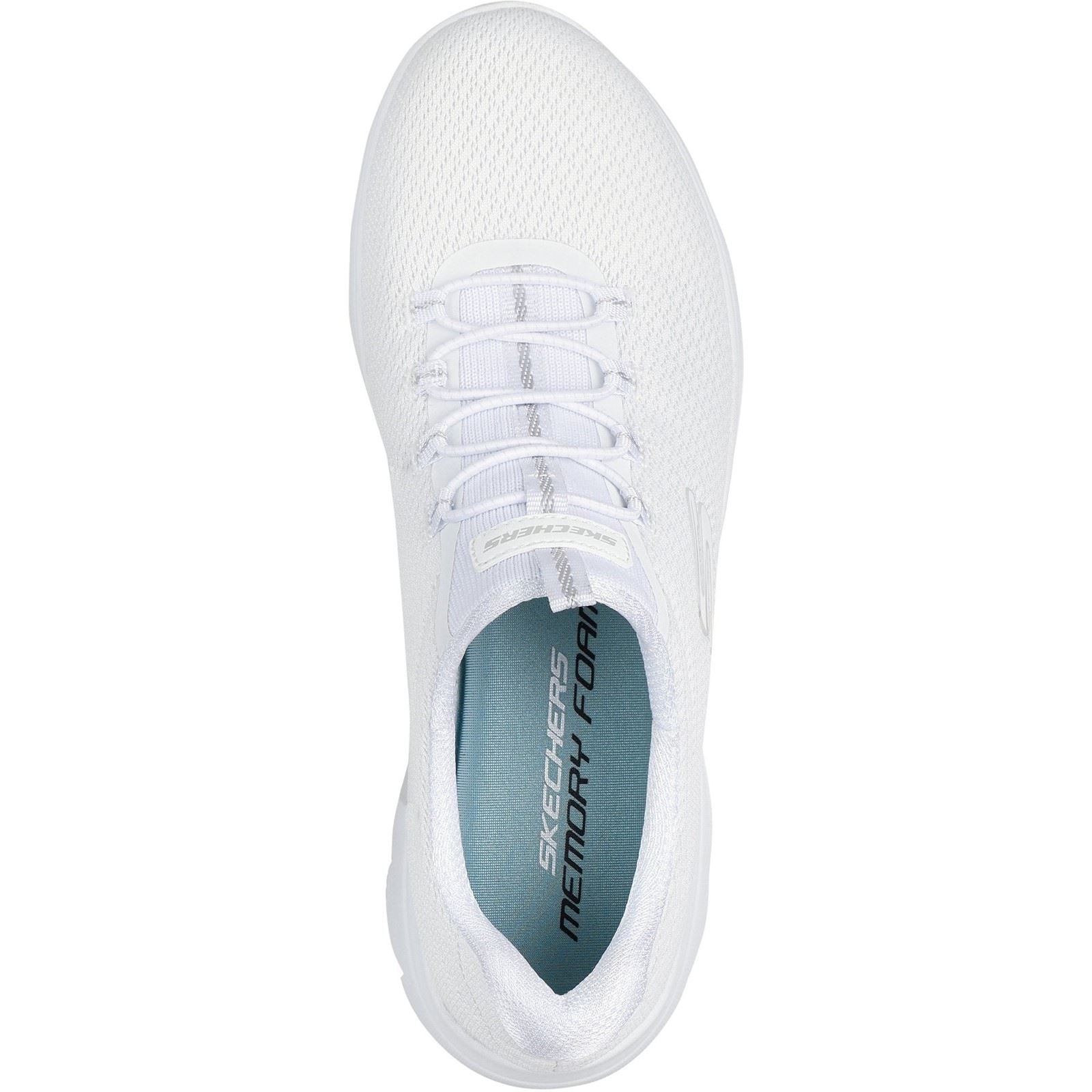 Skechers Summits Summer Blush Textile Women's White Trainers