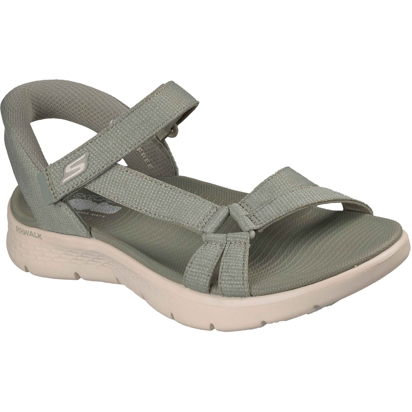 Skechers GO WALK Flex Illuminate Textile Women's Sage Sandals