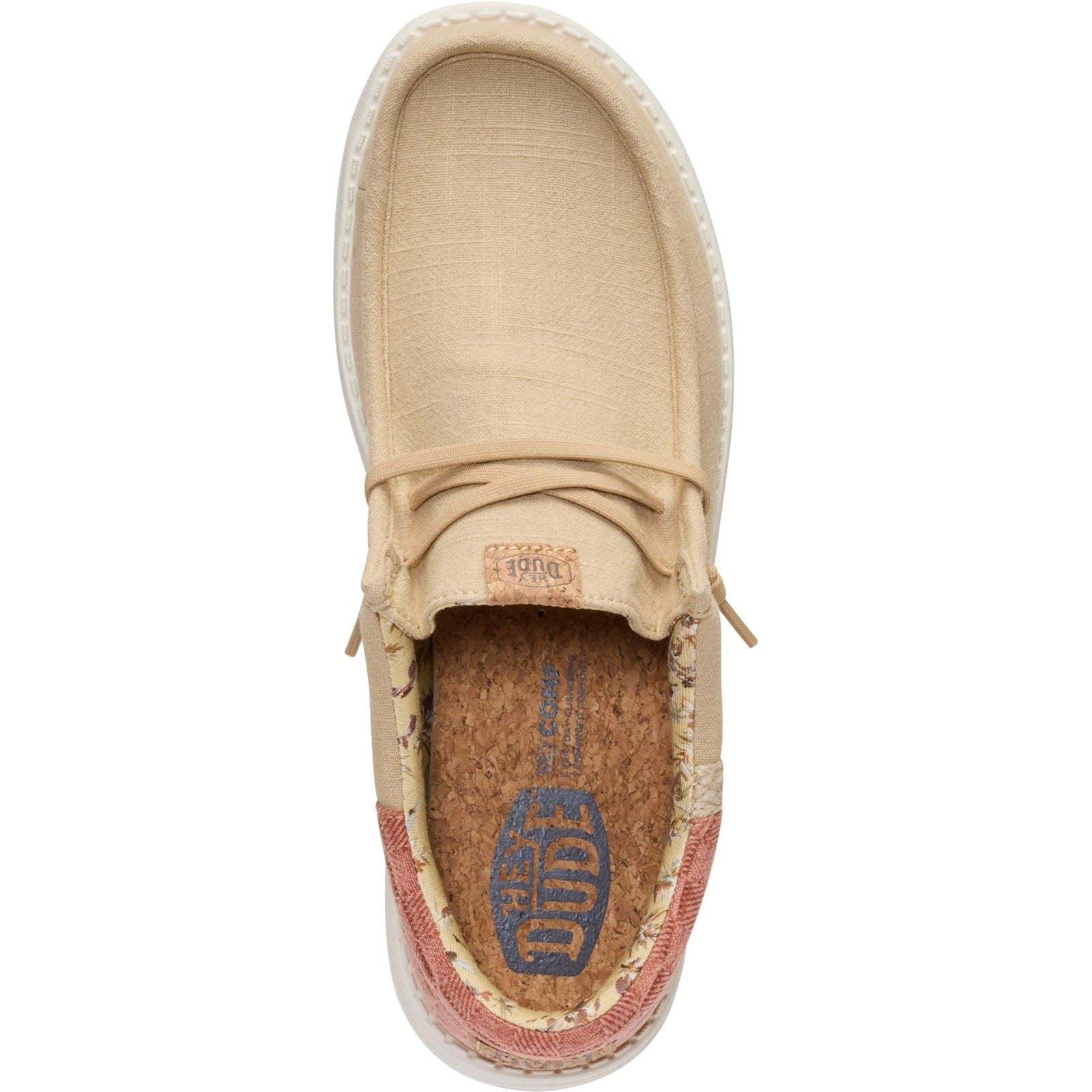 HEYDUDE Wally Funk Textile Men's Incense/Multi Loafers