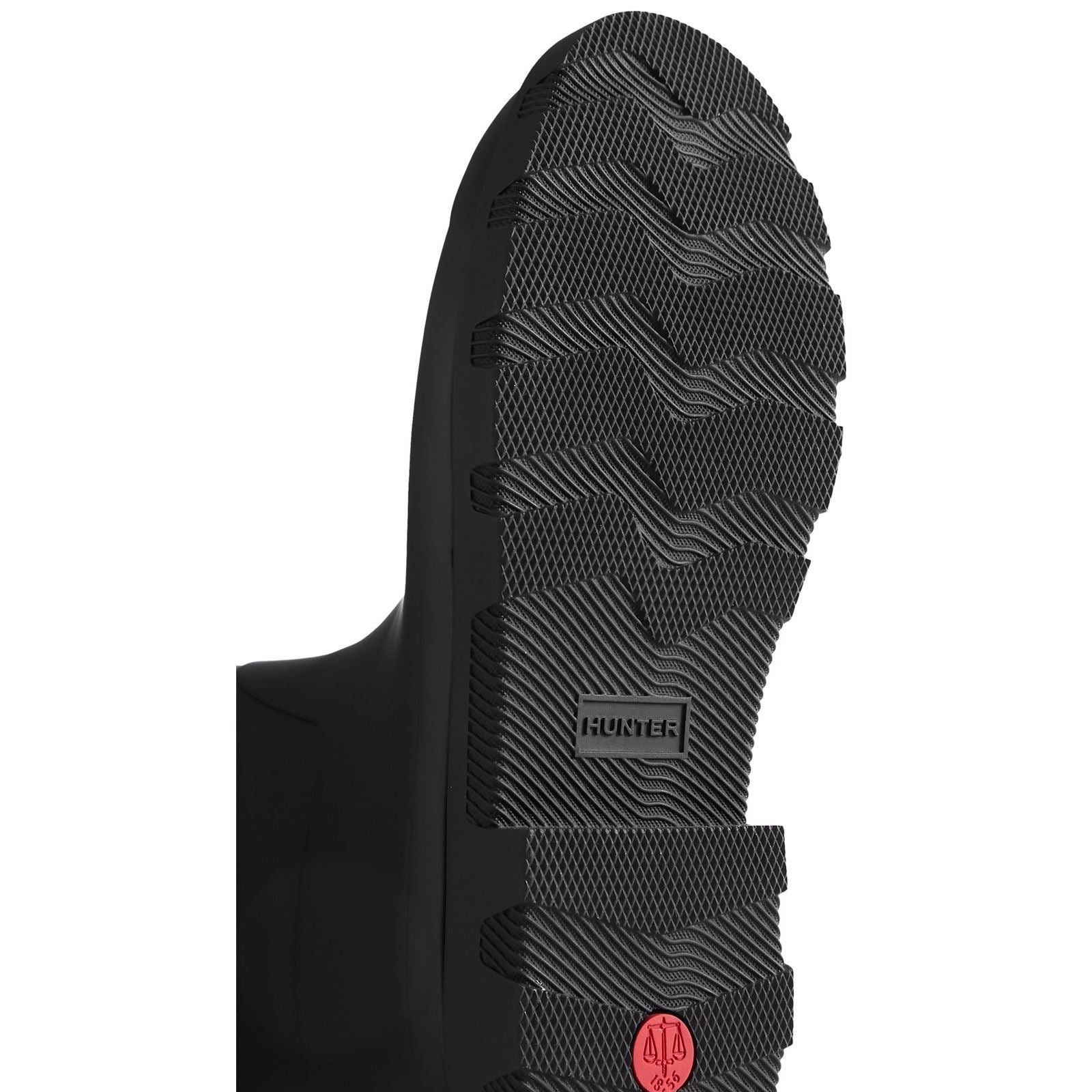 Hunter Downpour Tall Boot Rubber Men's Black Wellington Boots
