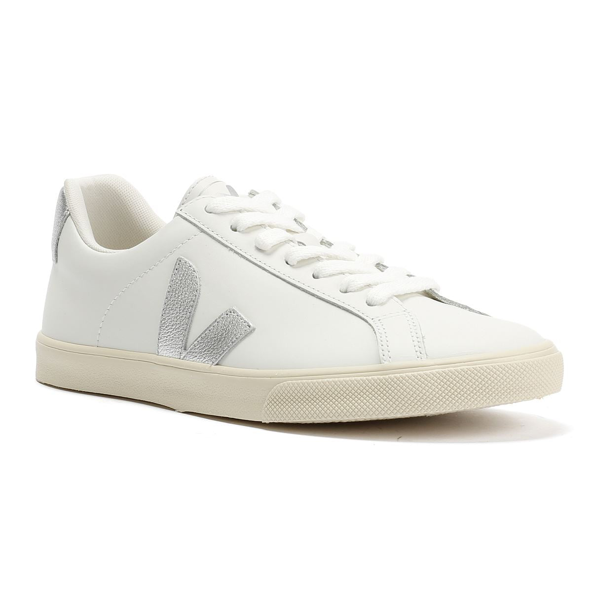 Veja Esplar Leather Women's Extra White/Silver Trainers