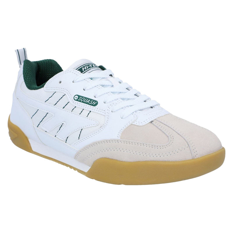 Hi-Tec Squash trainer Textile/Leather White Trainers
