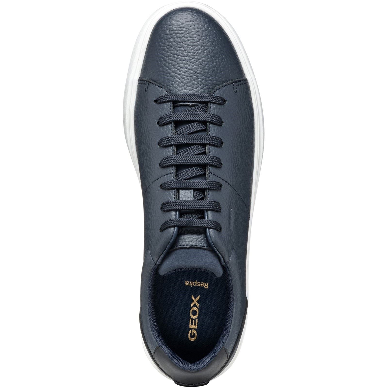 Geox U BALTMOORE Leather Men's Navy Trainers