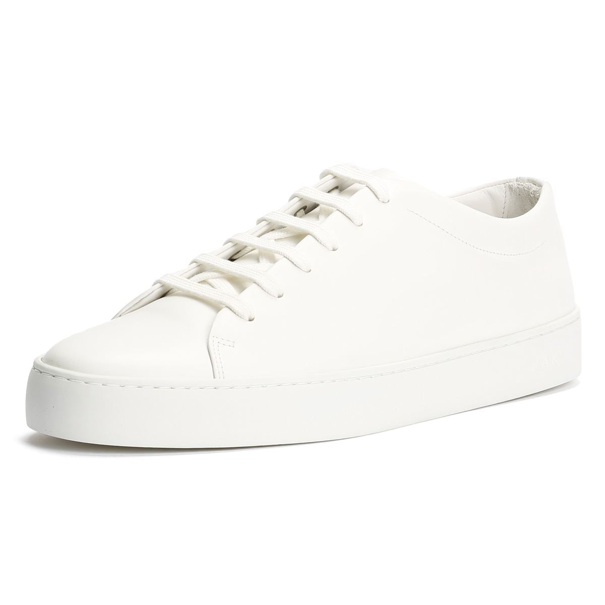 JAK Royal Leather Men's White Trainers