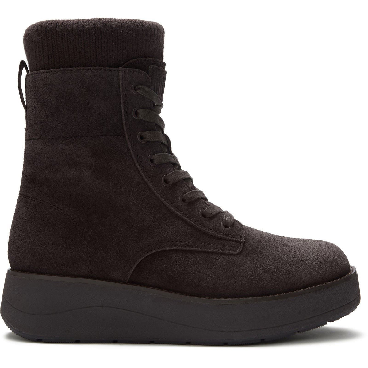Fitflop Gen-FF Roam Knit Suede Women's Chocolate Brown Boots