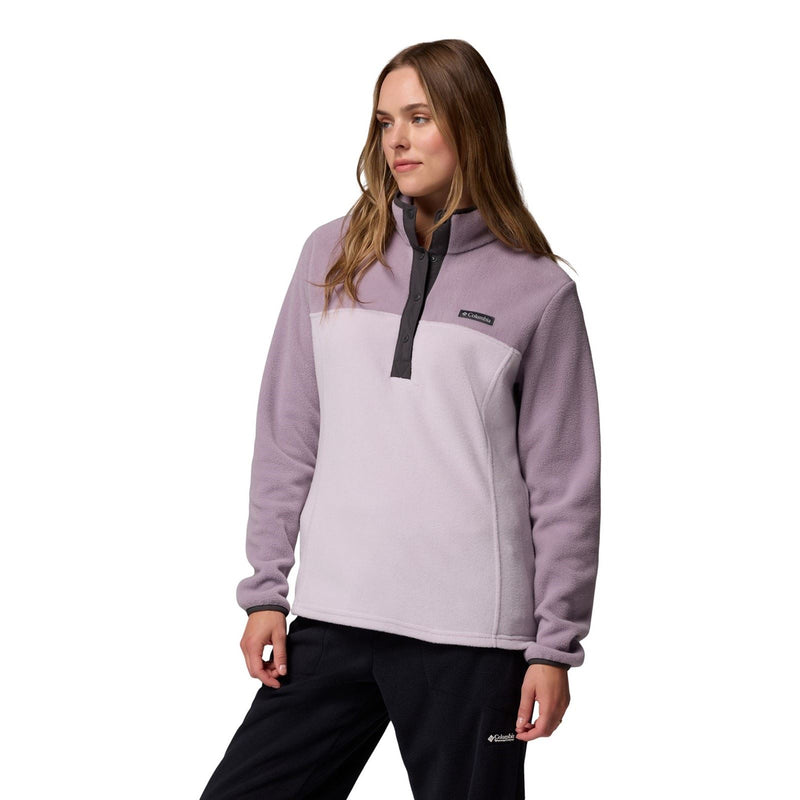 Columbia Benton Springs 1/2 Snap Pull Over II Polyester Women's Purple Pullover