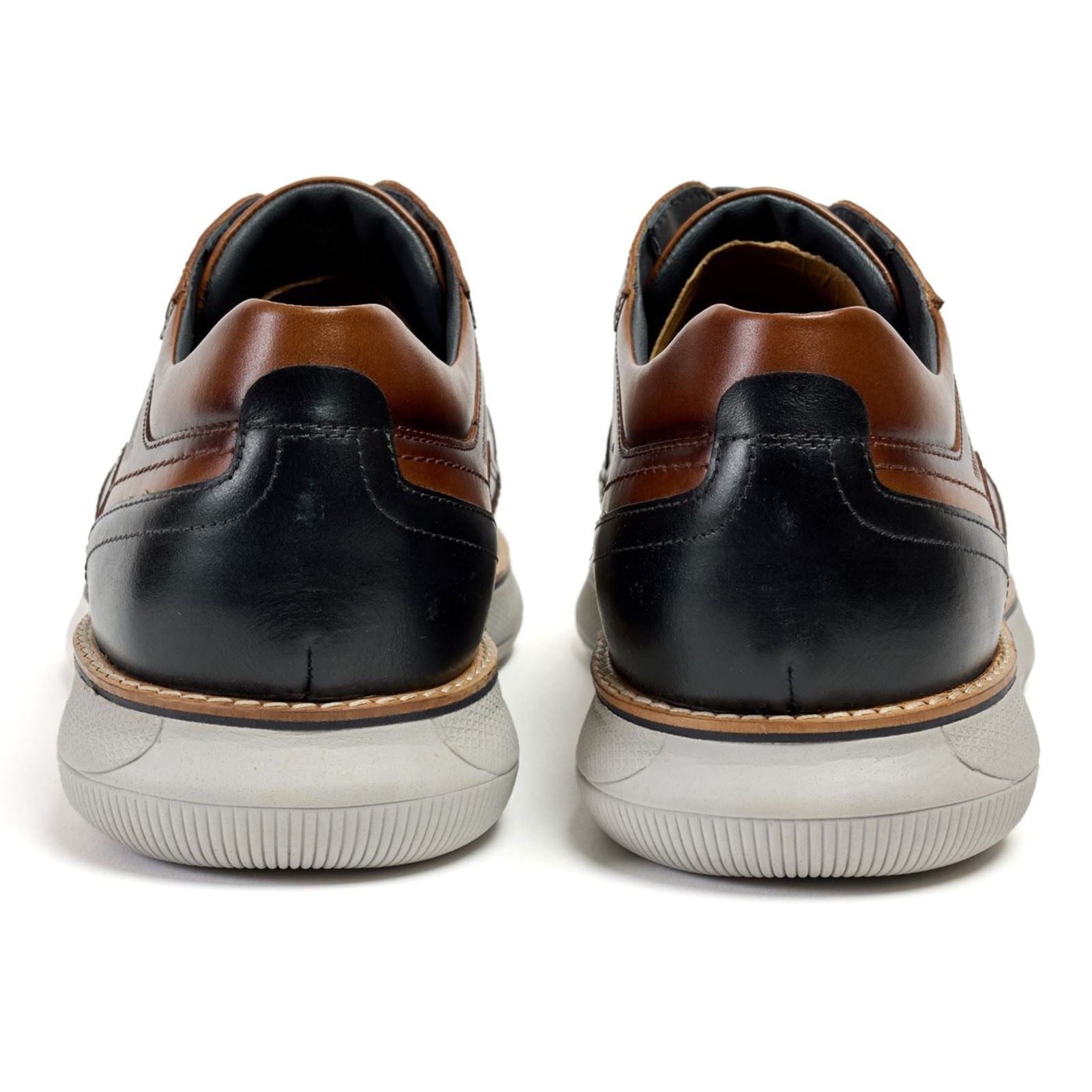 Pod Finch Leather Men's Cognac Lace-Up Shoes