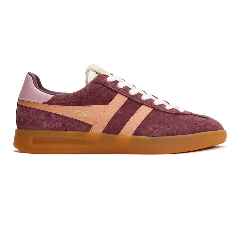 Gola Cyclone Suede Women's Windsor Wine/Terracotta/Candy Trainers