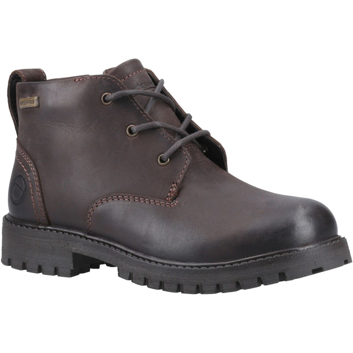Cotswold Filkins Leather Boy's Brown Boots