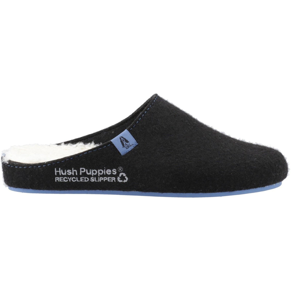 Hush Puppies The Good Slipper 90% Recycled RPET Synthetic Men's Black/Blue Slippers