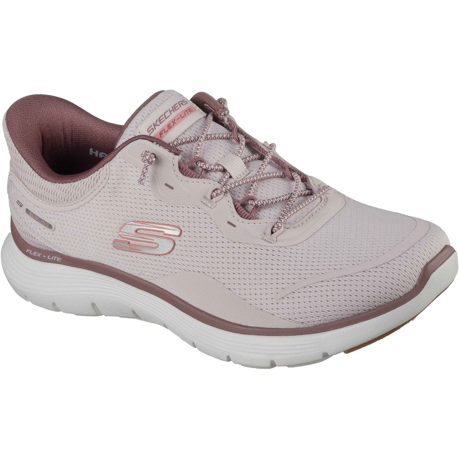 Skechers Flex Appeal 5.0 Easy Breezy Textile Women's Light Mauve Standard Trainers