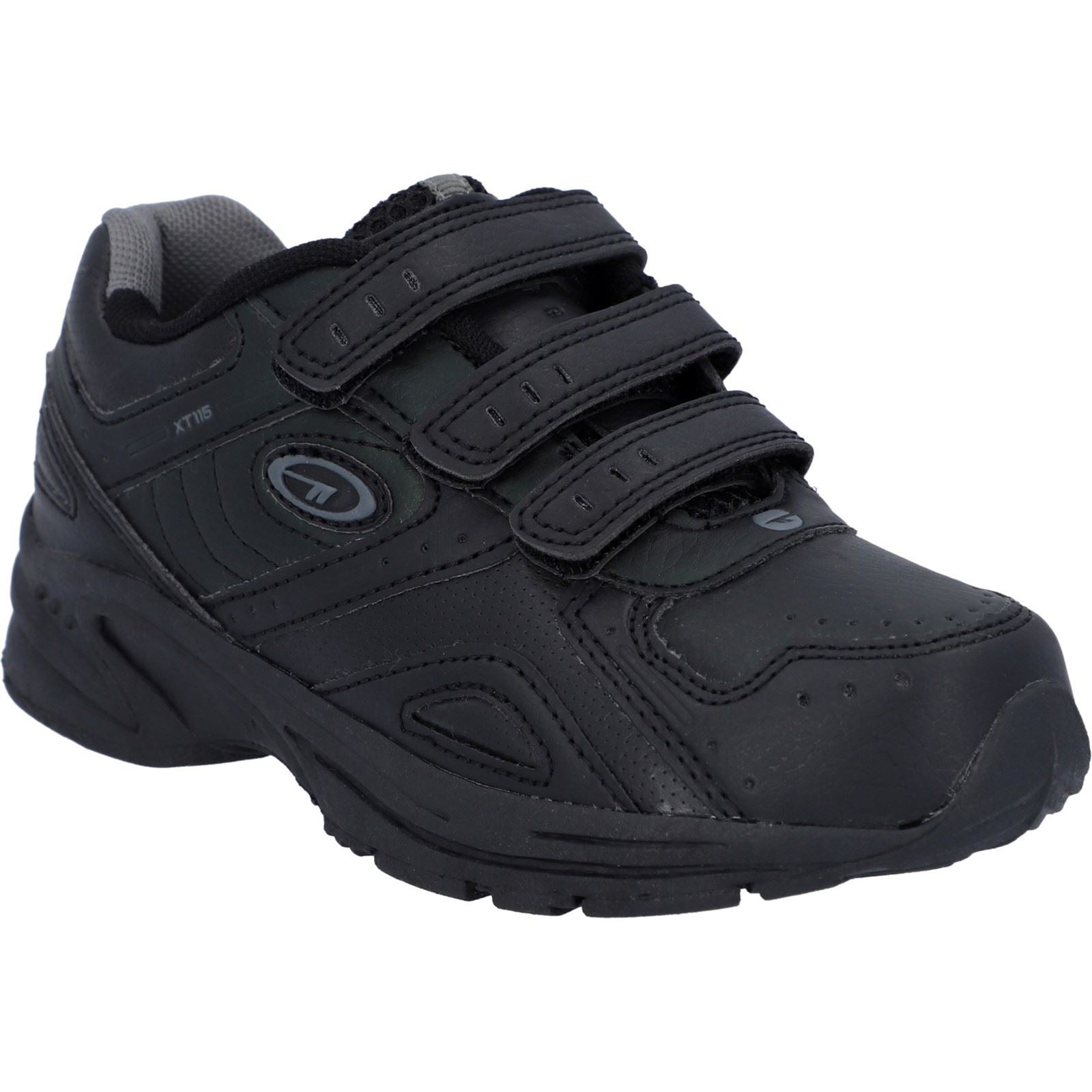 Hi-Tec XT115 Synthetic Black Trainers