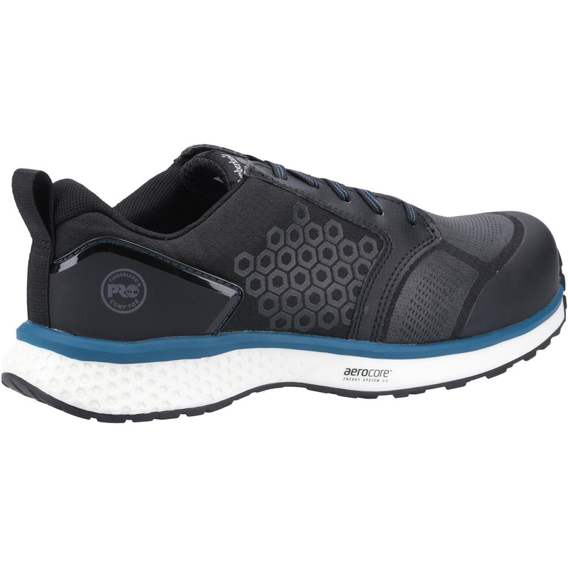 Timberland Pro Reaxion Synthetic Black/Blue Safety Trainers