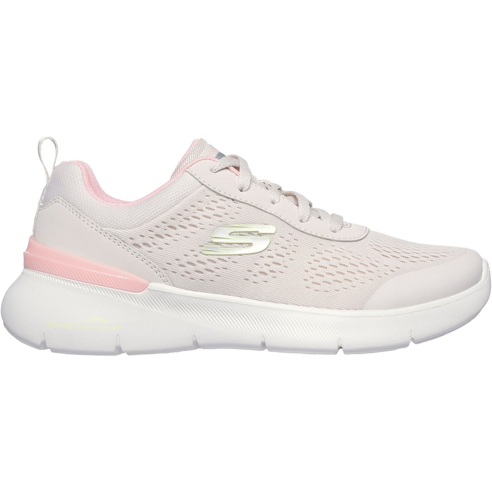Skechers Skech-Air Dynamight 2.0 New Heights Textile Women's Natural/Pink Trainers