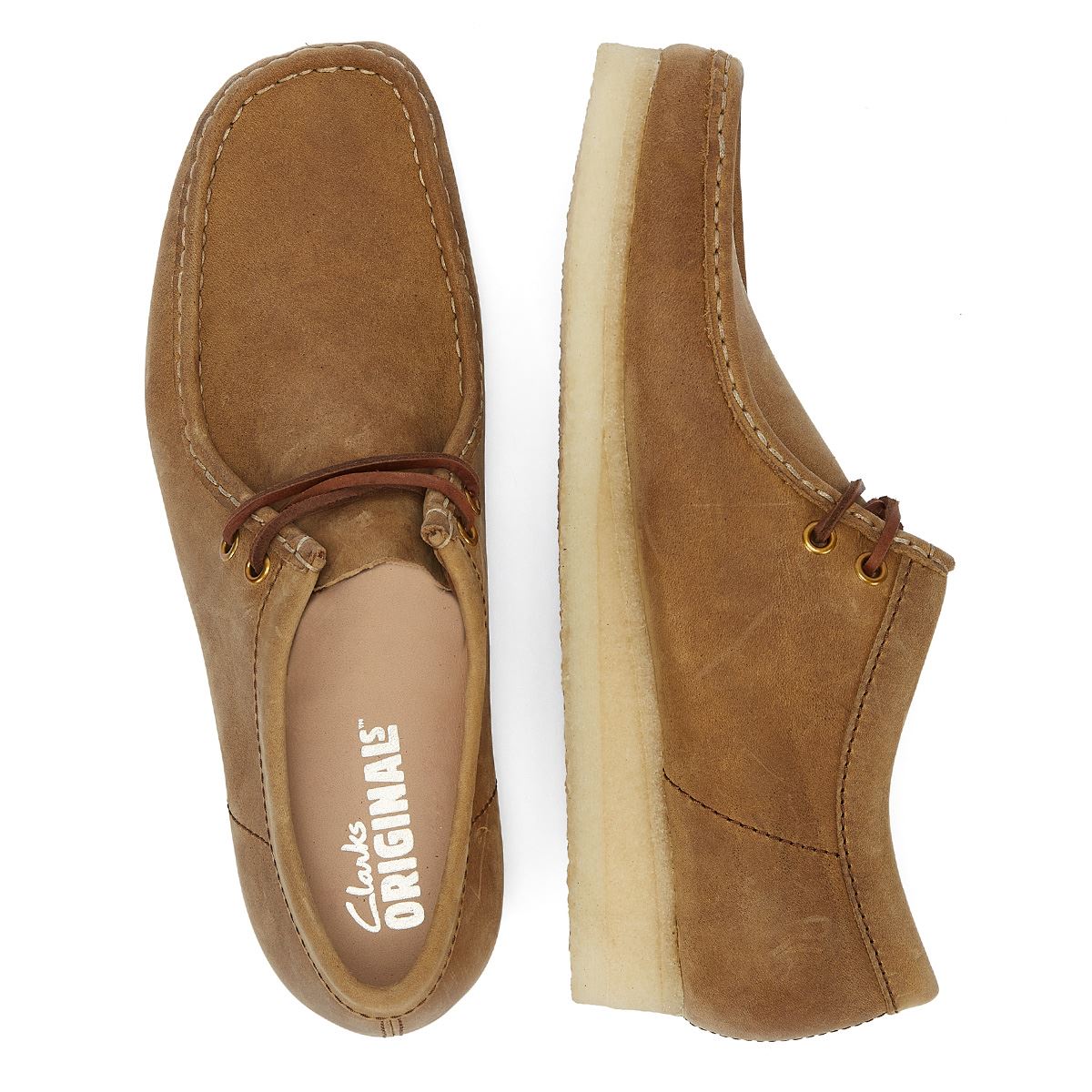 Clarks Originals Wallabee Men's Brown Leather Shoes
