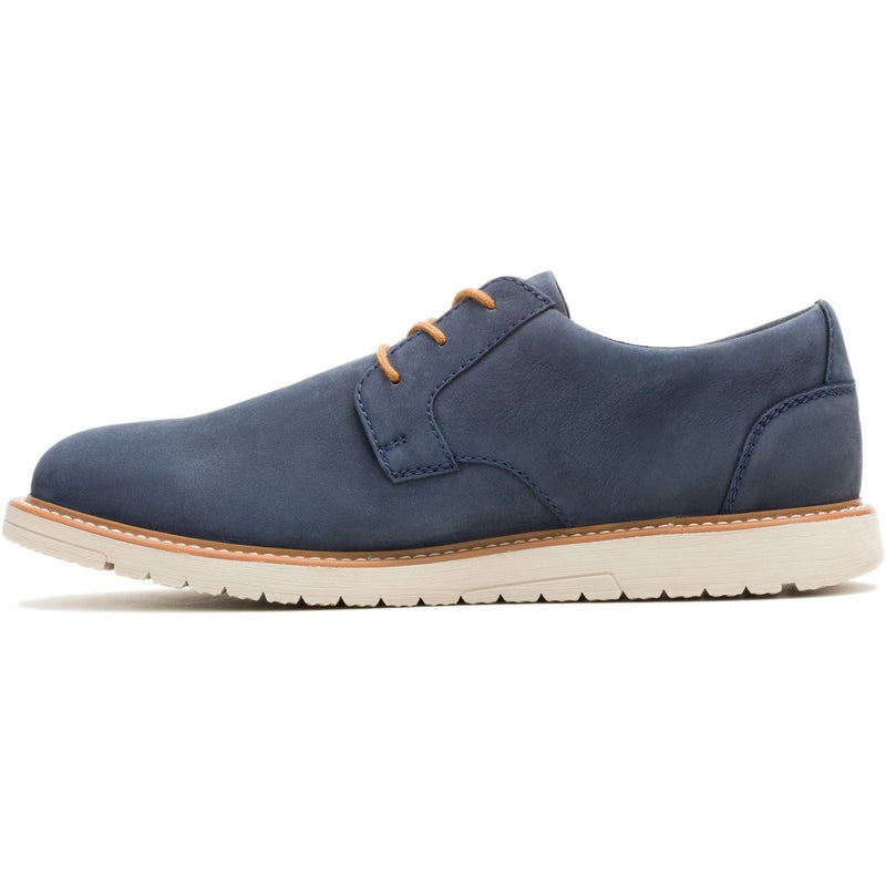 Hush Puppies Jenson Oxford Leather Men's Navy Lace-Up Shoes
