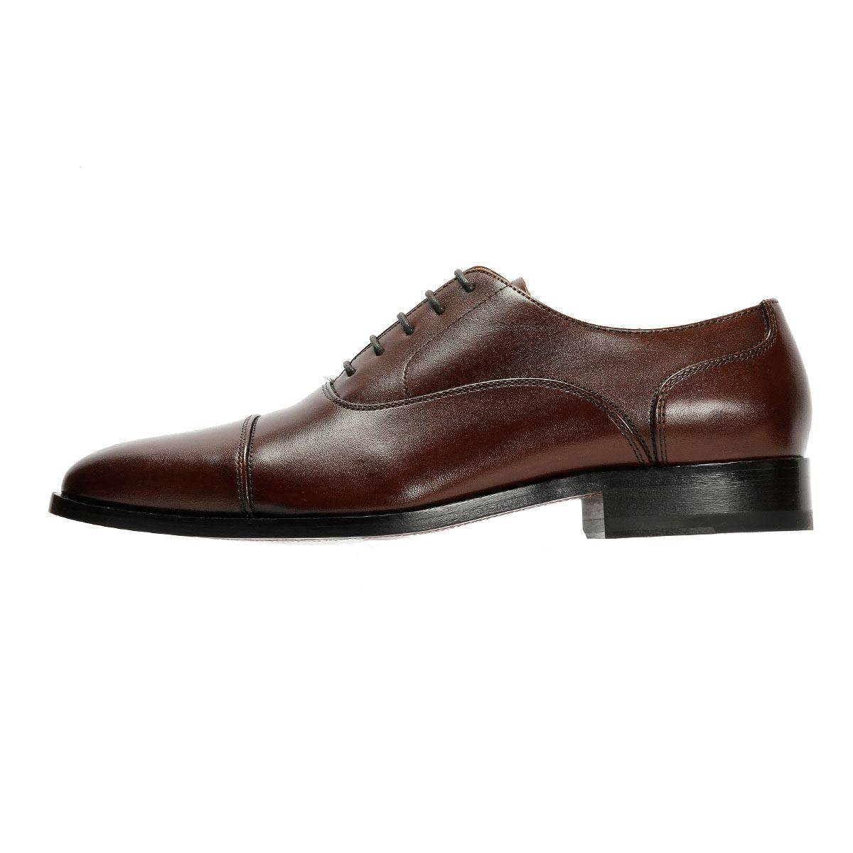 Chapman & Moore Toe Cap Oxford Leather Men's Chocolate Shoes