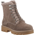 Hush Puppies Aurelia Suede Women's Taupe Winter Ankle Boots
