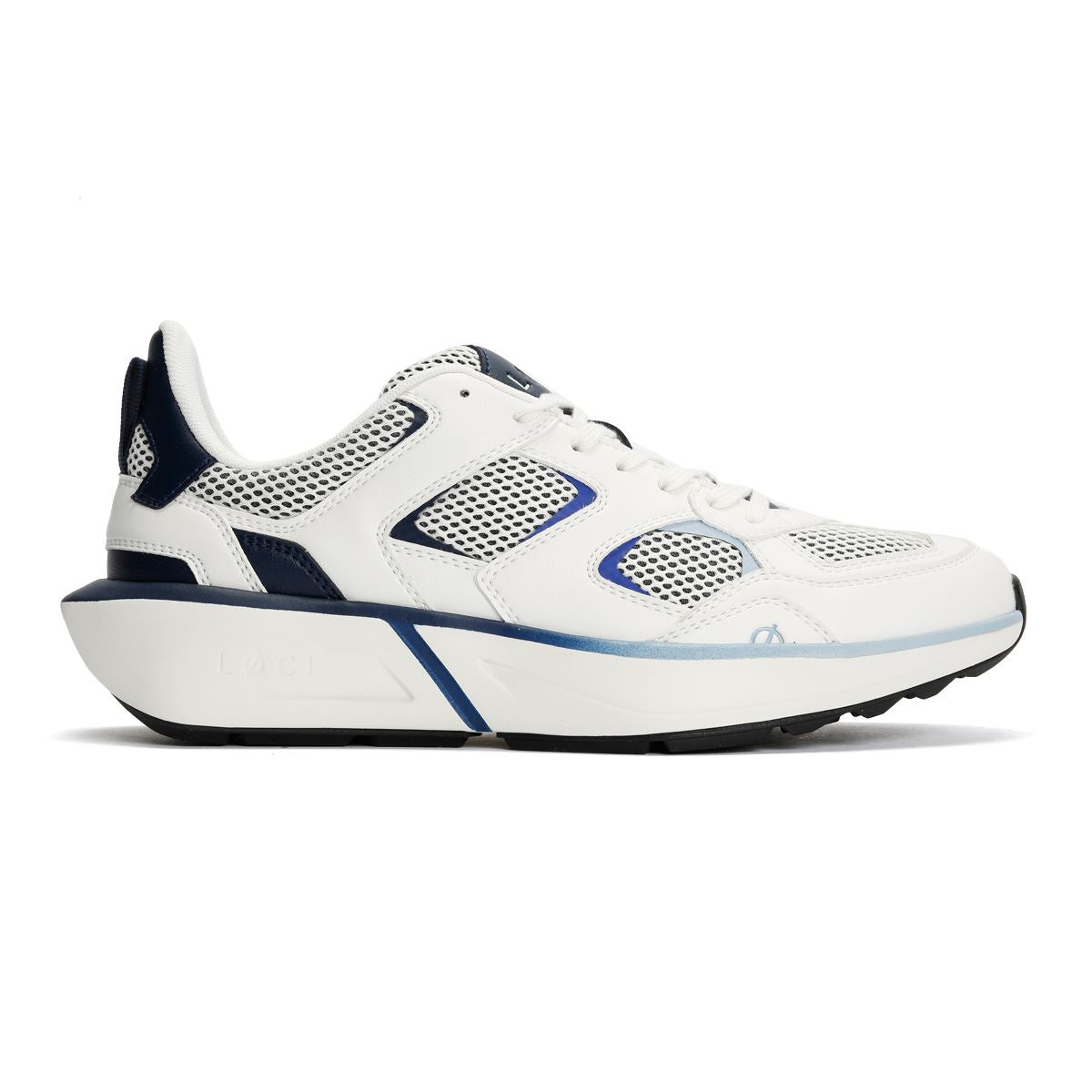 LØCI VØLT White/Navy/Blue Trainers