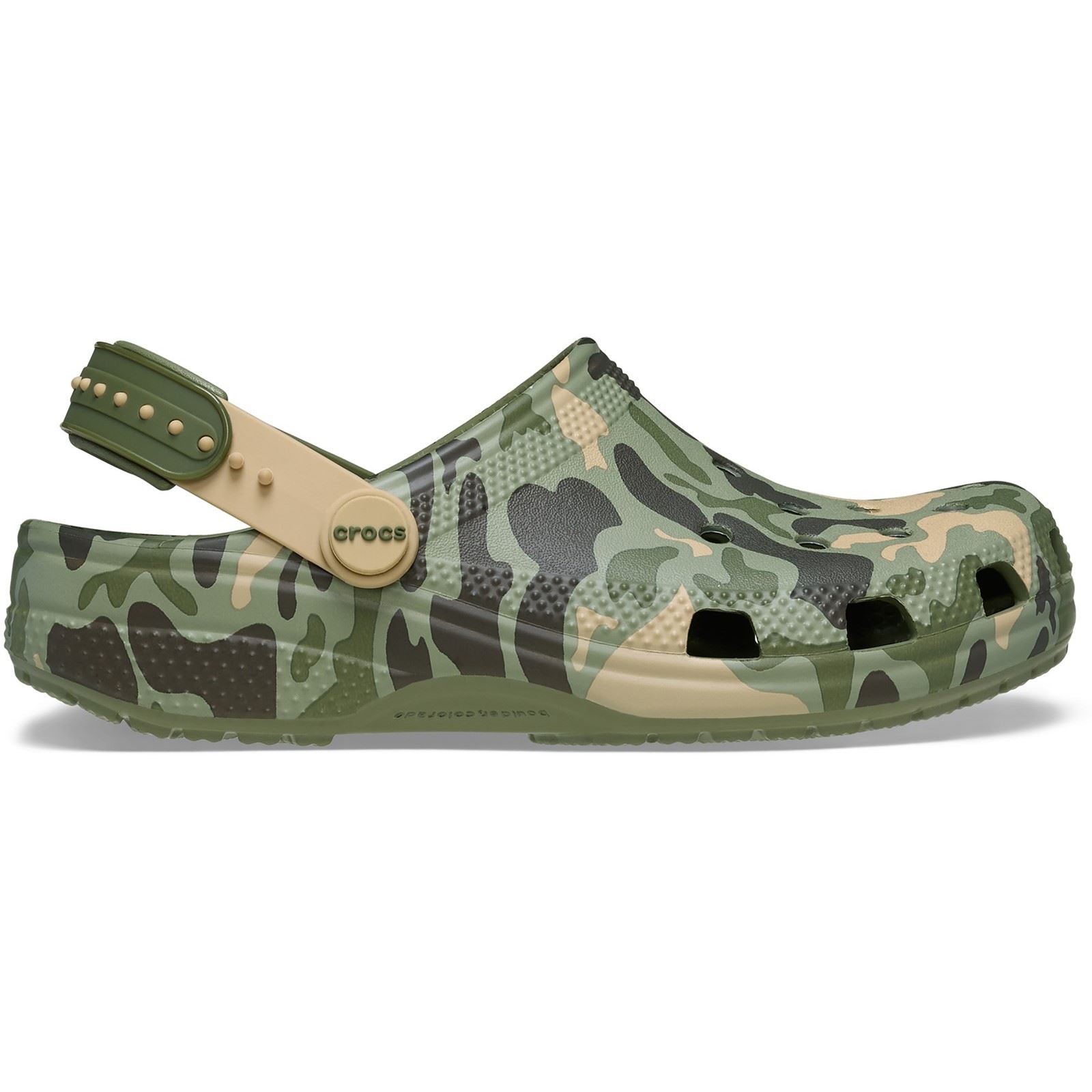 Crocs Classic Strap-Back Camo EVA Boy's Cargo/Multi Clogs