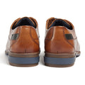 Pod Smyth Leather Men's Cognac Lace-Up Shoes