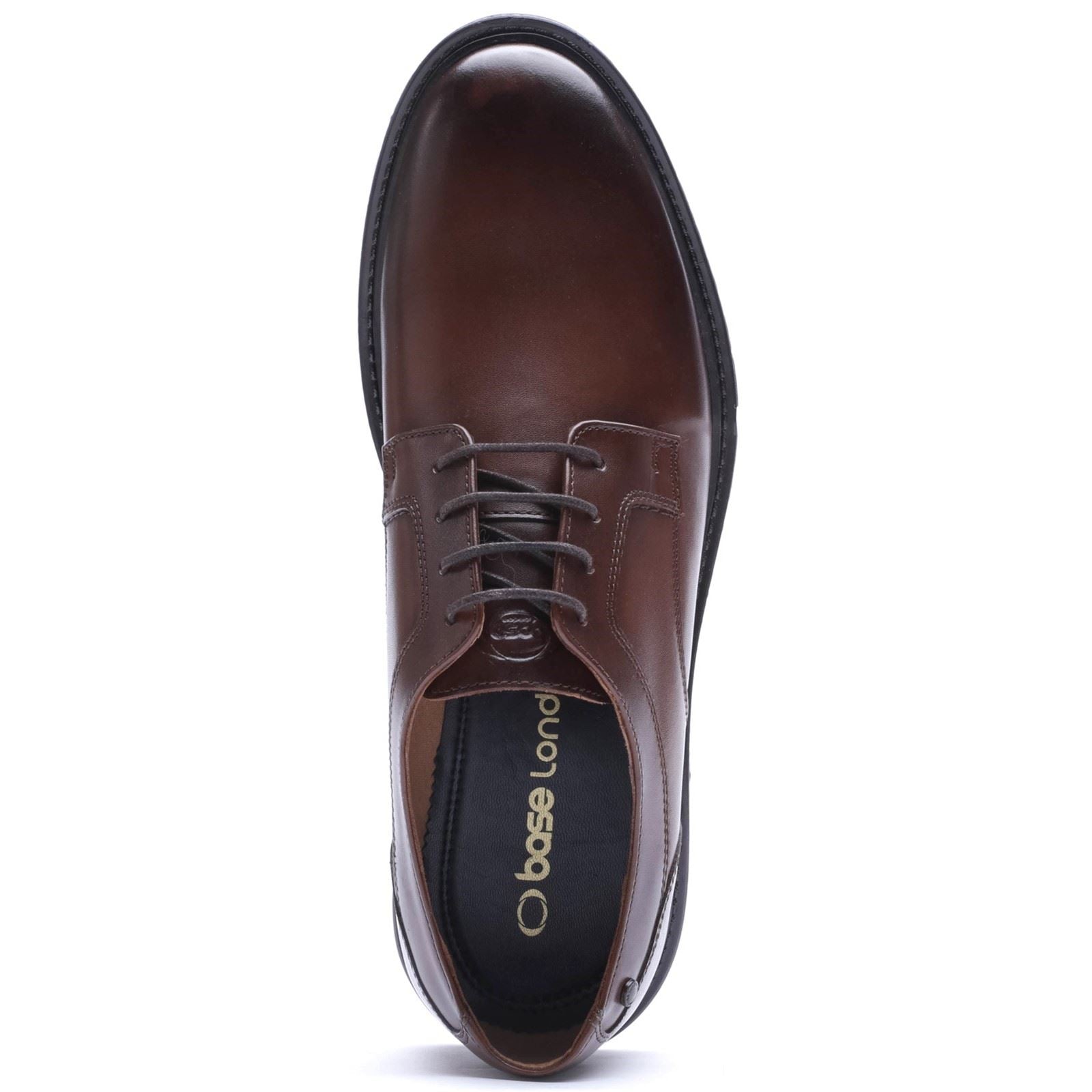Base London Carter Leather Men's BROWN Derby Shoes