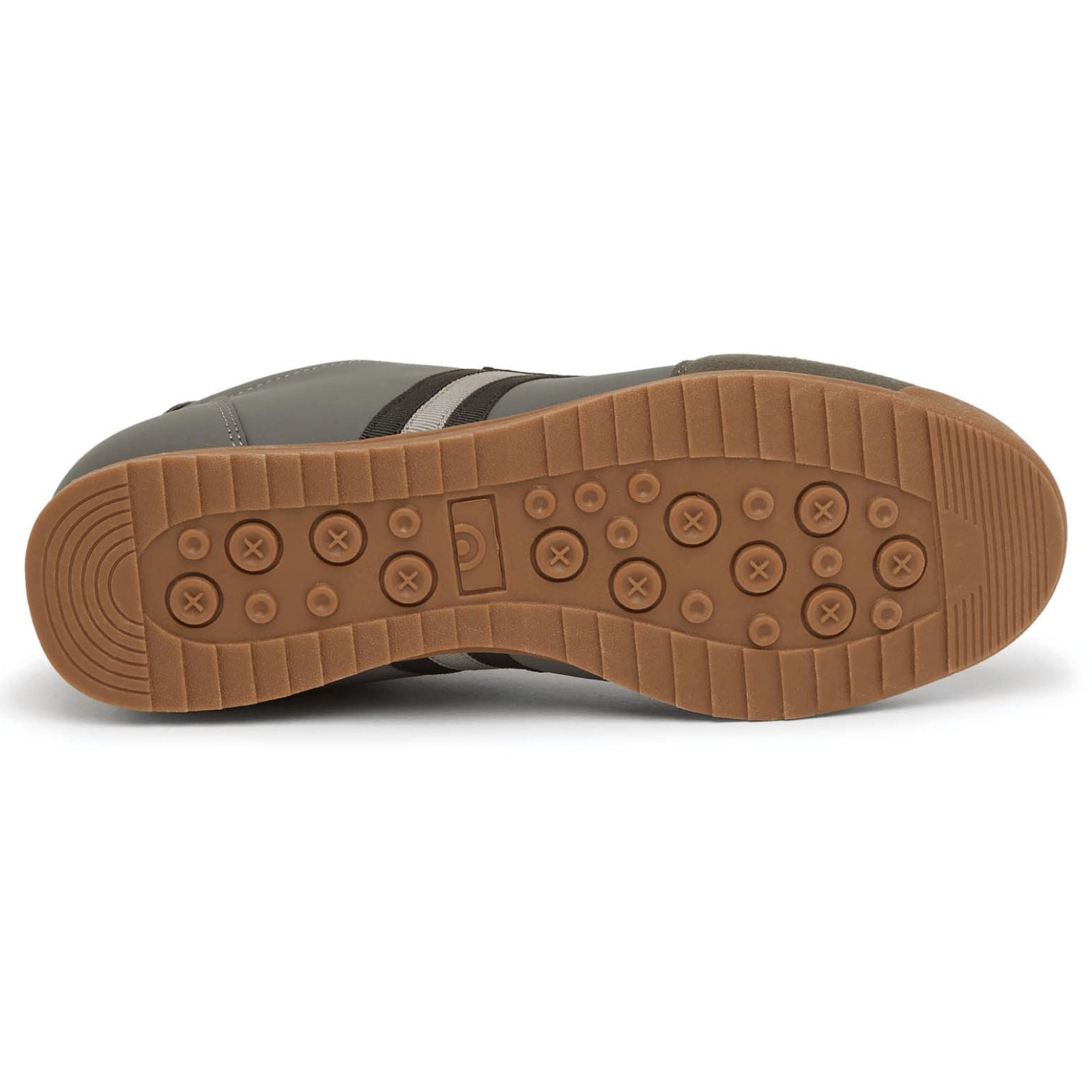 Lambretta Tackle Men's Charcoal/Black Trainers