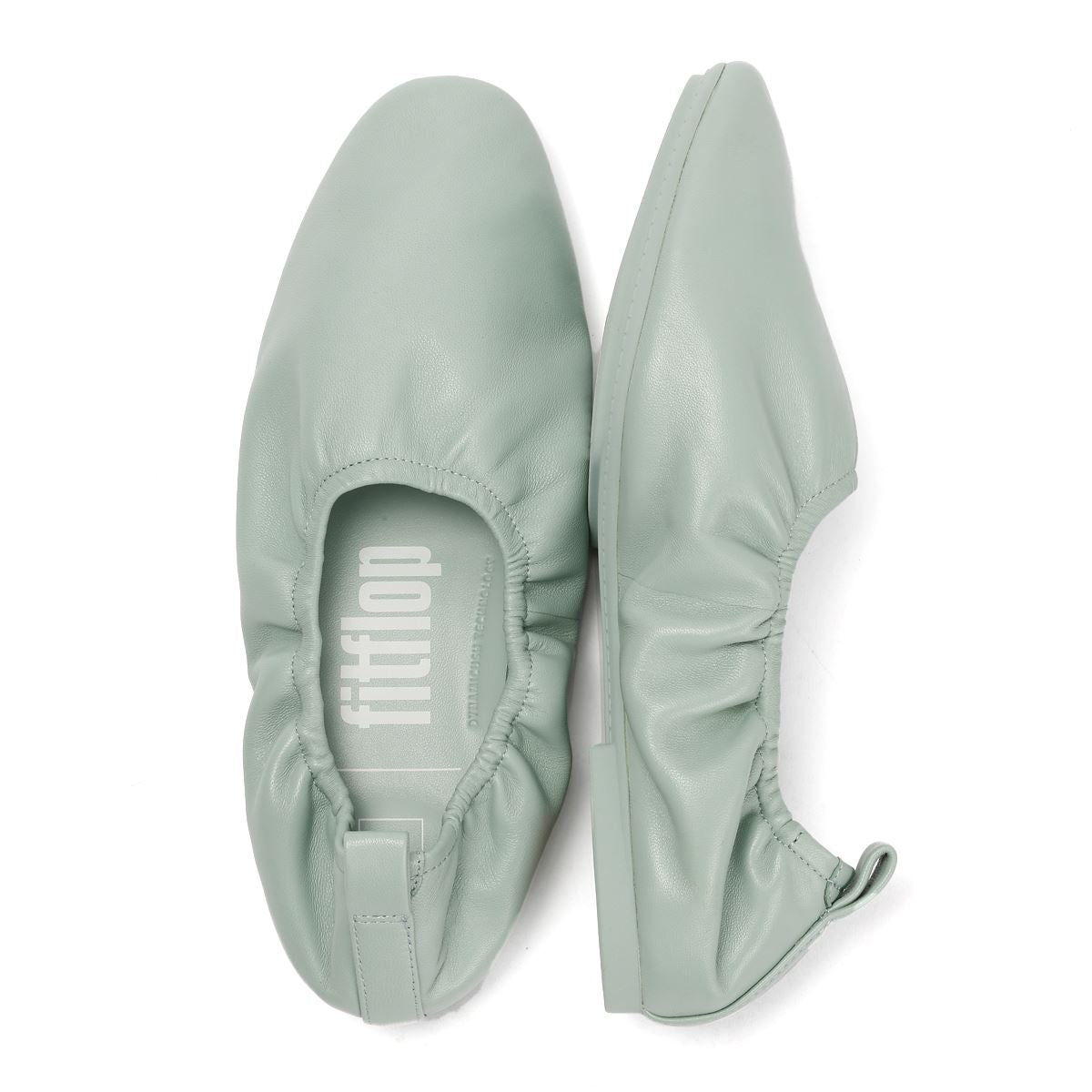FitFlop DELICATO X PANTONE Poise Leather Ballerinas