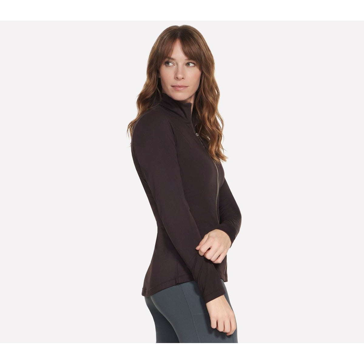 Skechers GOFLEX Harmony Jacket Women's Brown Jacket