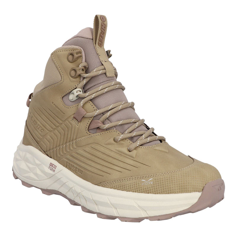 Hi-Tec Fuse Trek Mid Synthetic Women's Taupe/Whitecap Grey/Warm Taupe Hiking Boots
