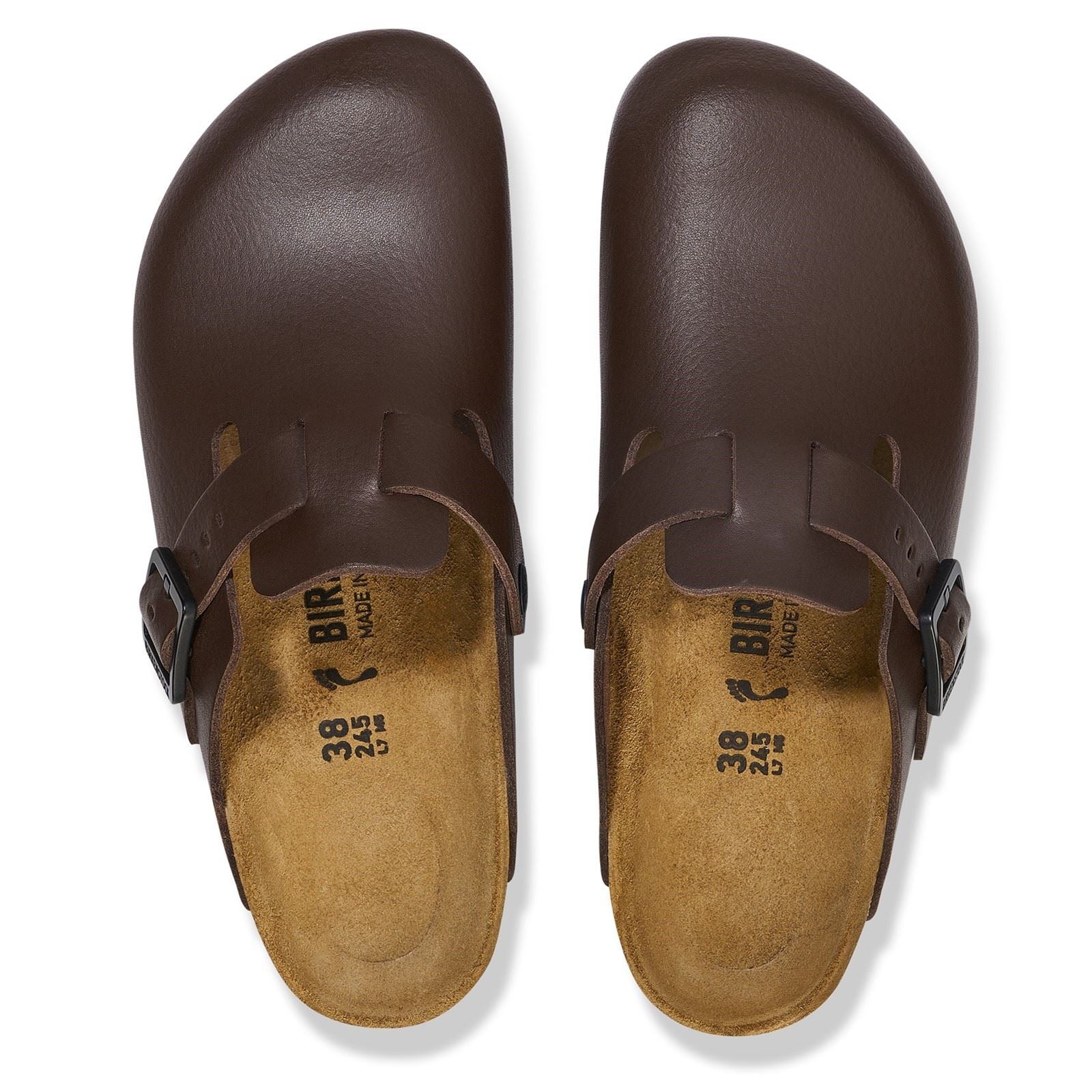 Birkenstock Boston Pro Leather Men's Java Clogs