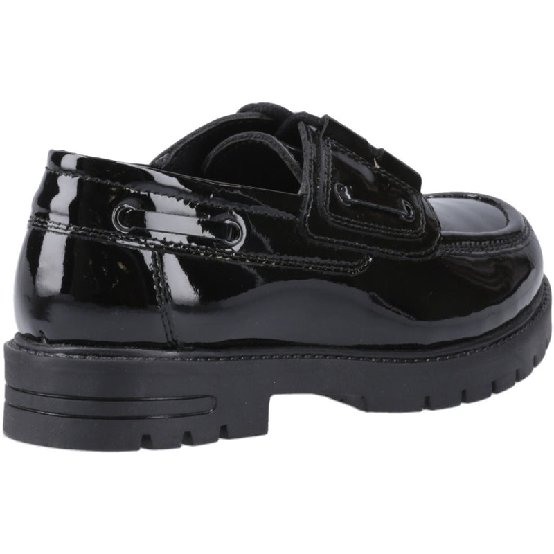 Hush Puppies Lucy Patent Leather Junior Black Shoes