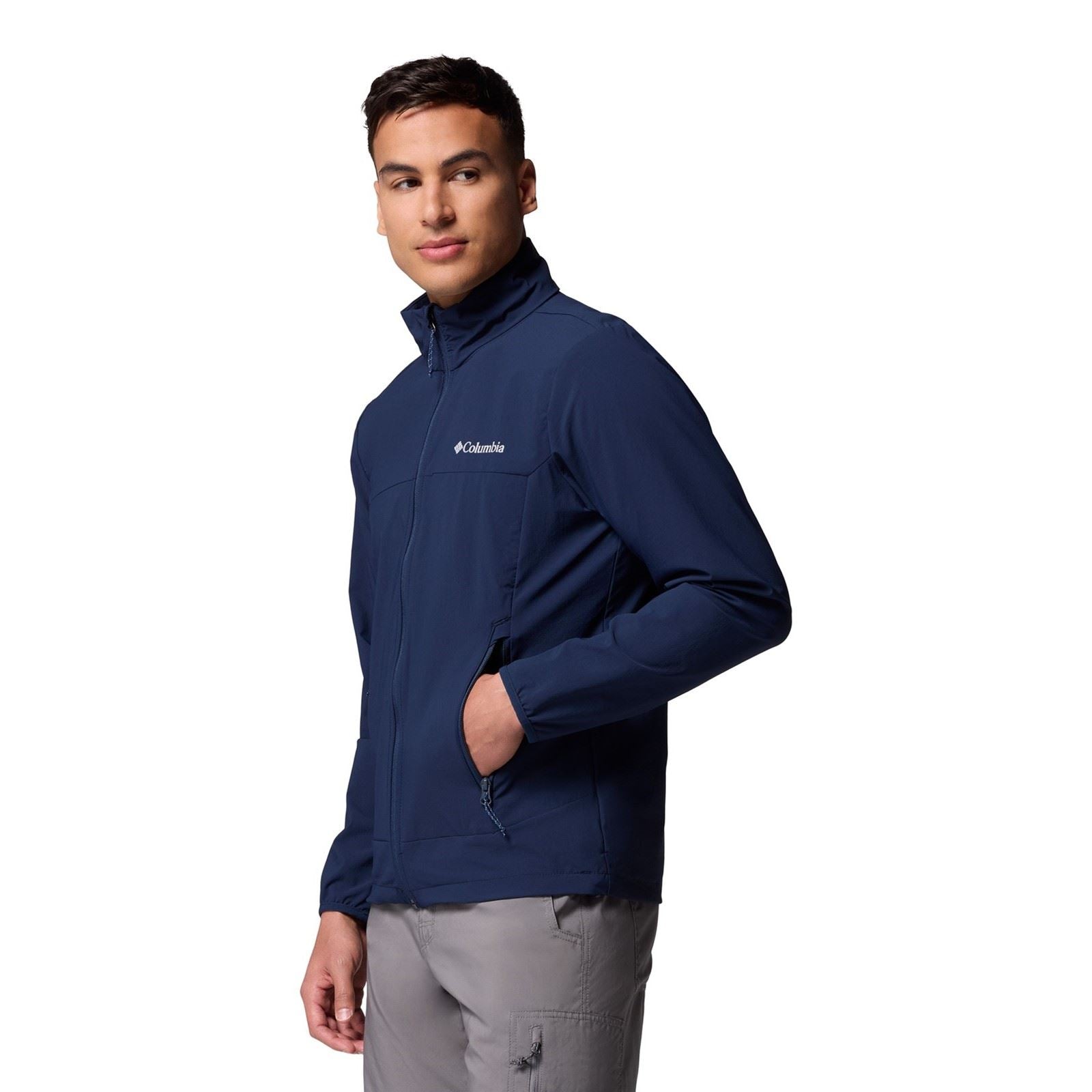 Columbia Heather Canyon II Men's Blue Softshell Jacket