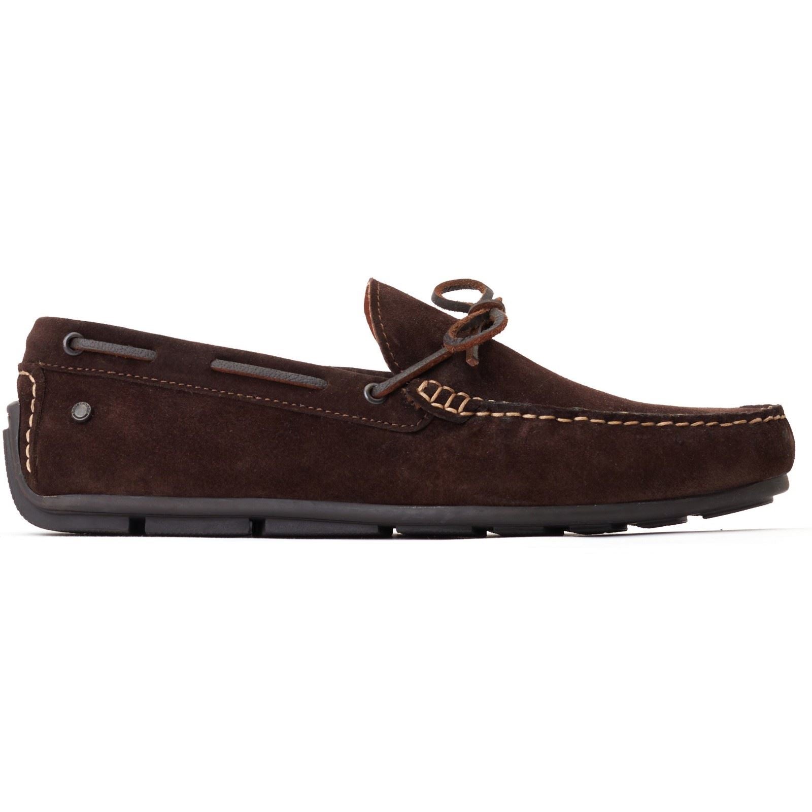 Base London Brooks Leather Men's Burnt Brown Standard Loafers