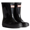 Hunter Kids First (Gloss) Rubber Black Wellington Boots