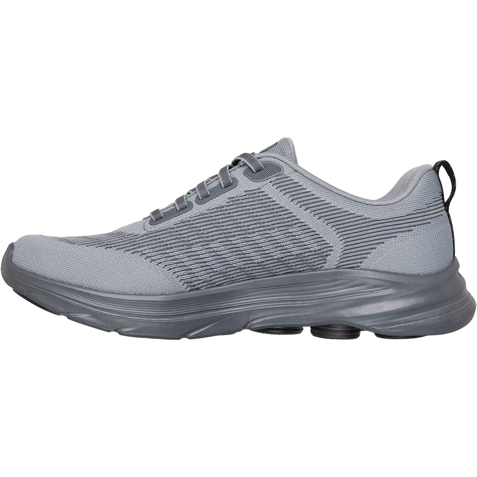 Skechers GO Walk 8 Day Textile Men's Grey/Yellow Standard Trainers