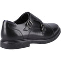 Hush Puppies Kane Leather Men's Black Double Monk Shoes