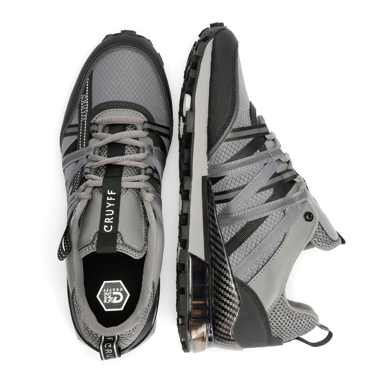 Cruyff Fearia Men's Mid Grey Trainers
