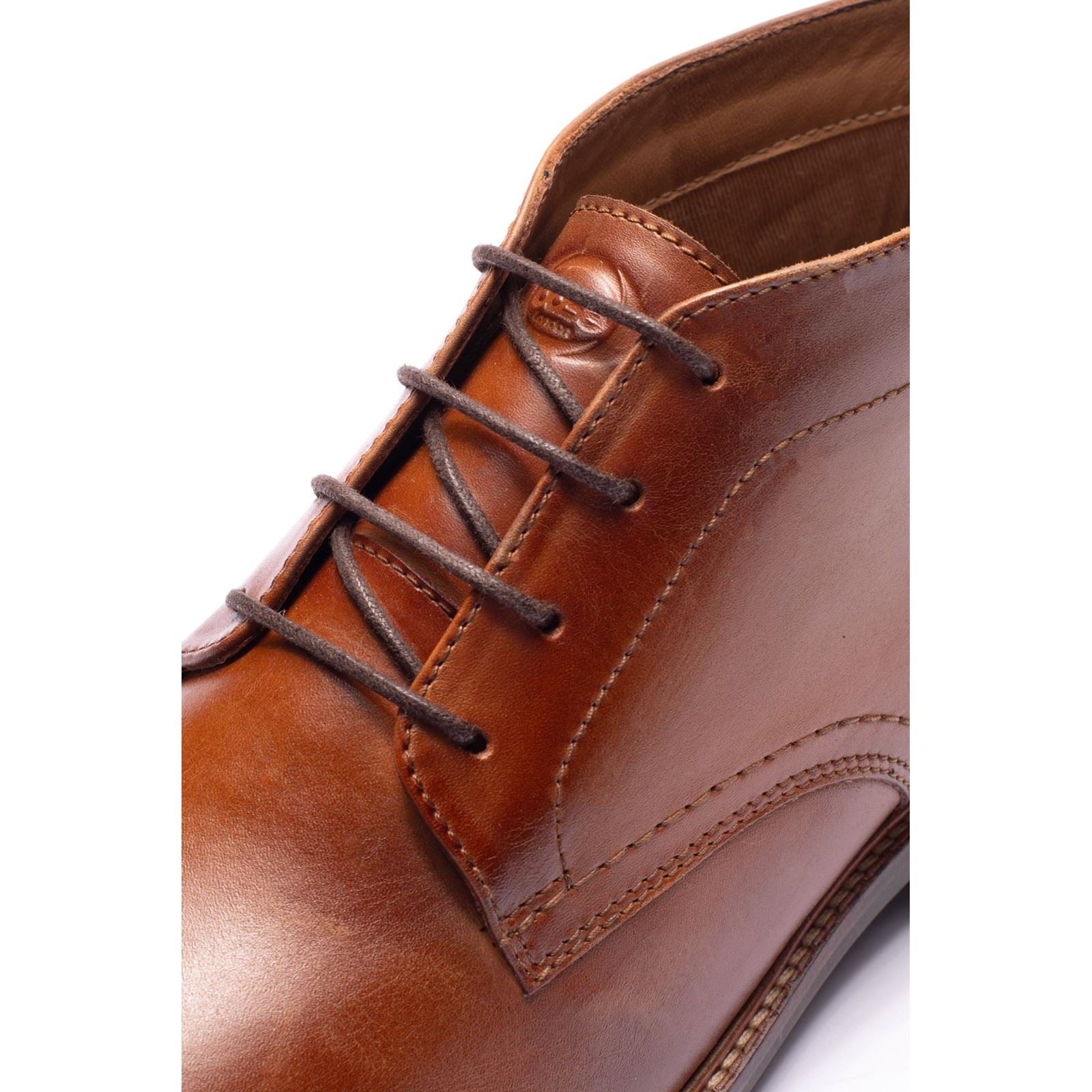 Base London Belgrave Leather Men's WASHED TAN Ankle Boots