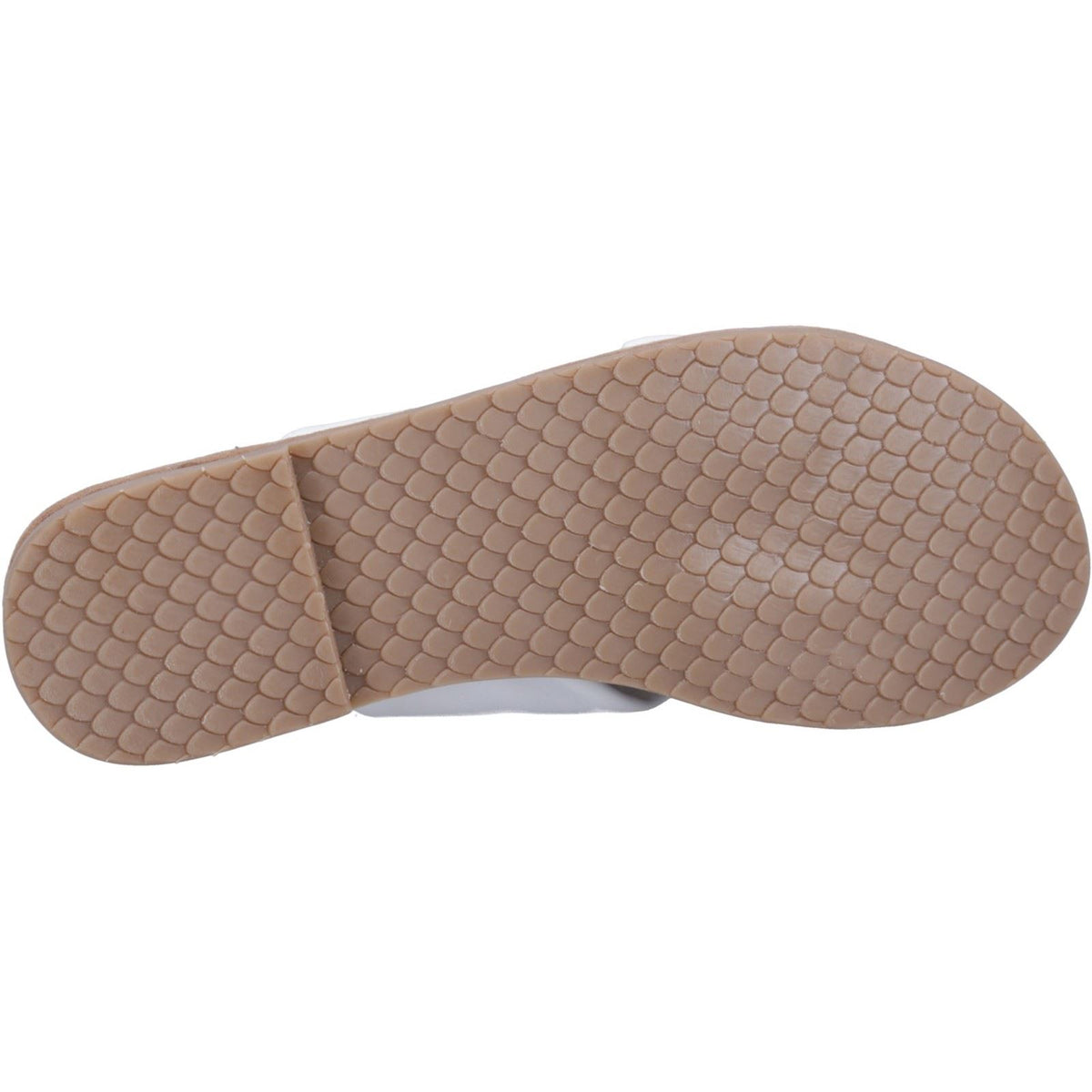 Hush Puppies Amy Wide Fit Leather Women's White Sandals