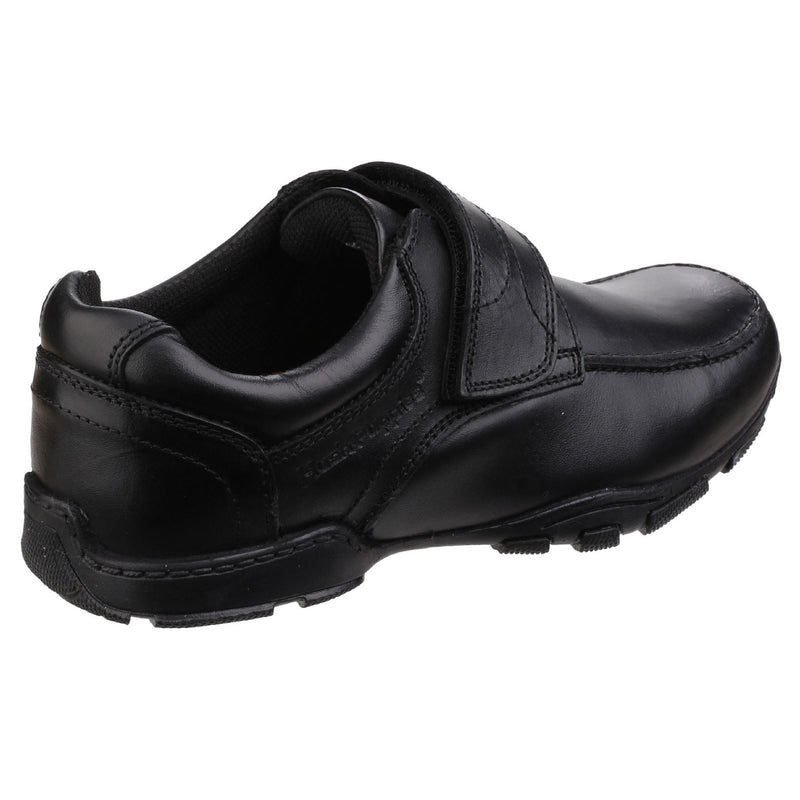 Hush Puppies Freddy 2 Senior Leather Boys's Black Shoes
