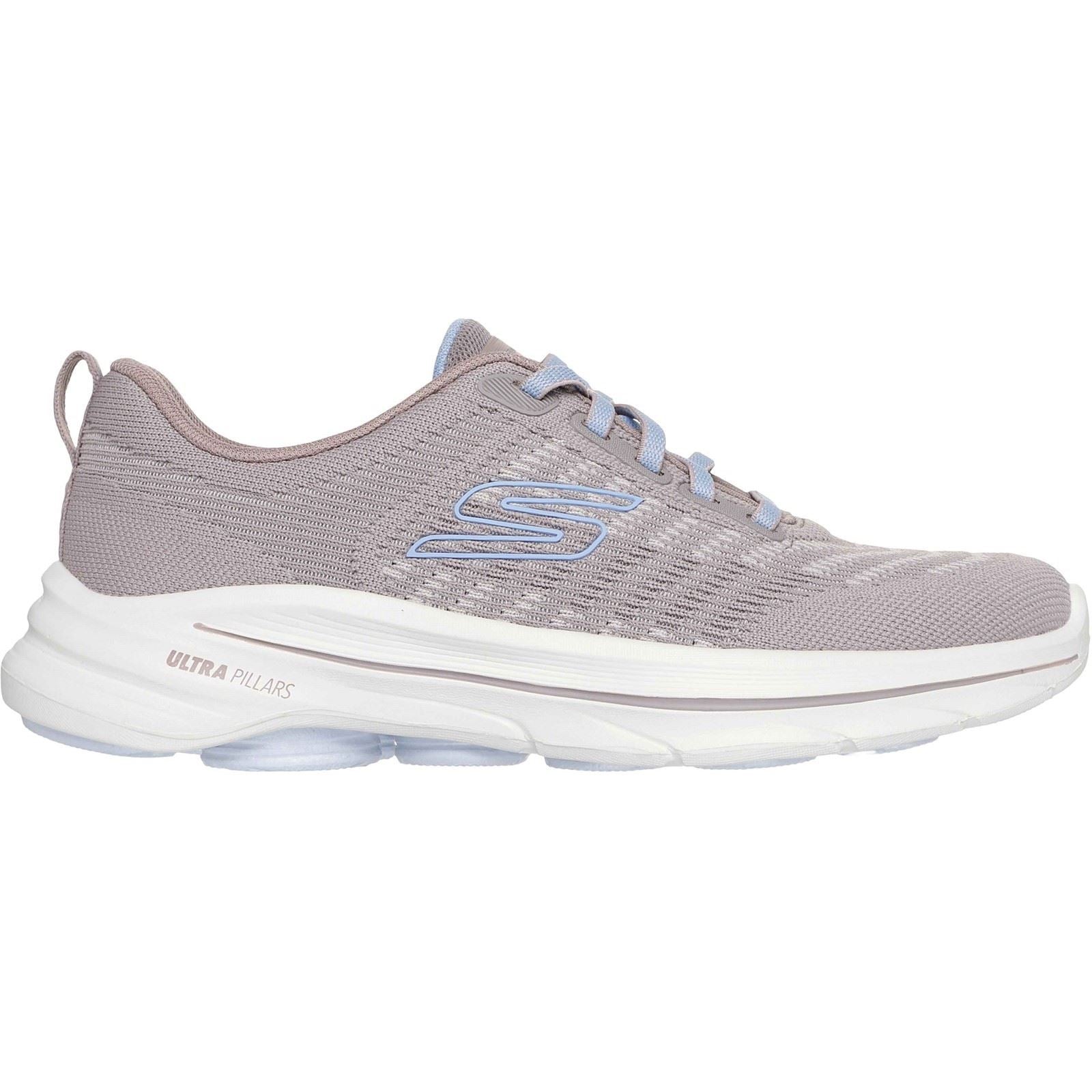 Skechers GO WALK 8 Britt Textile Women's Taupe/Blue Standard Trainers