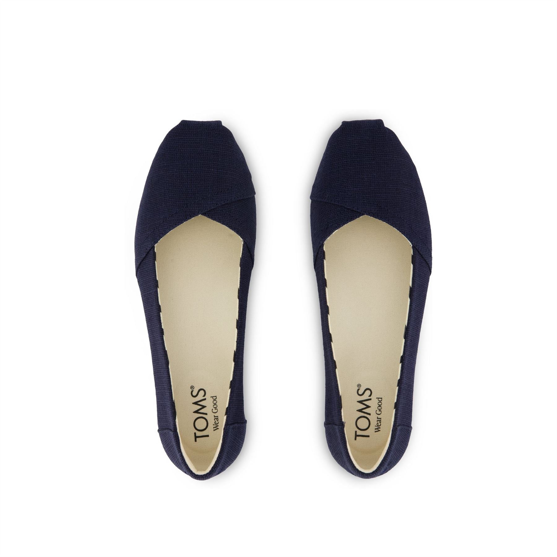 TOMS Alpargata Ballet Canvas Women's Navy Espadrilles