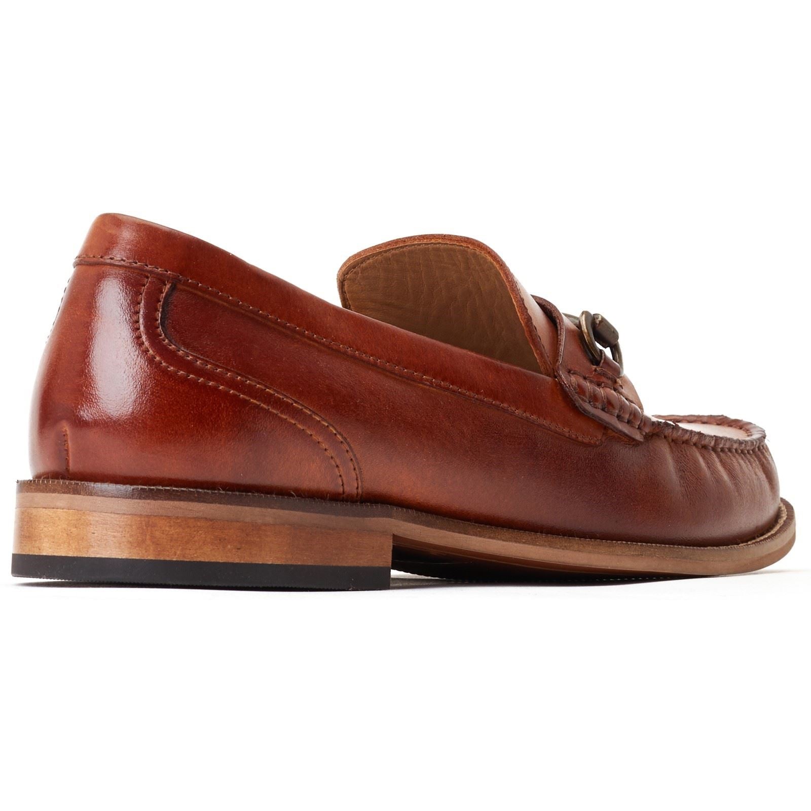 Base London Madison Leather Men's Tan Loafers