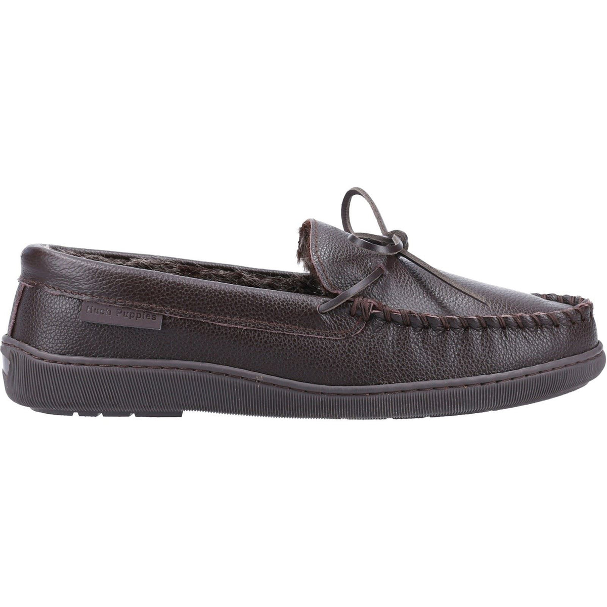 Hush Puppies Ace Leather Men's Brown Slippers